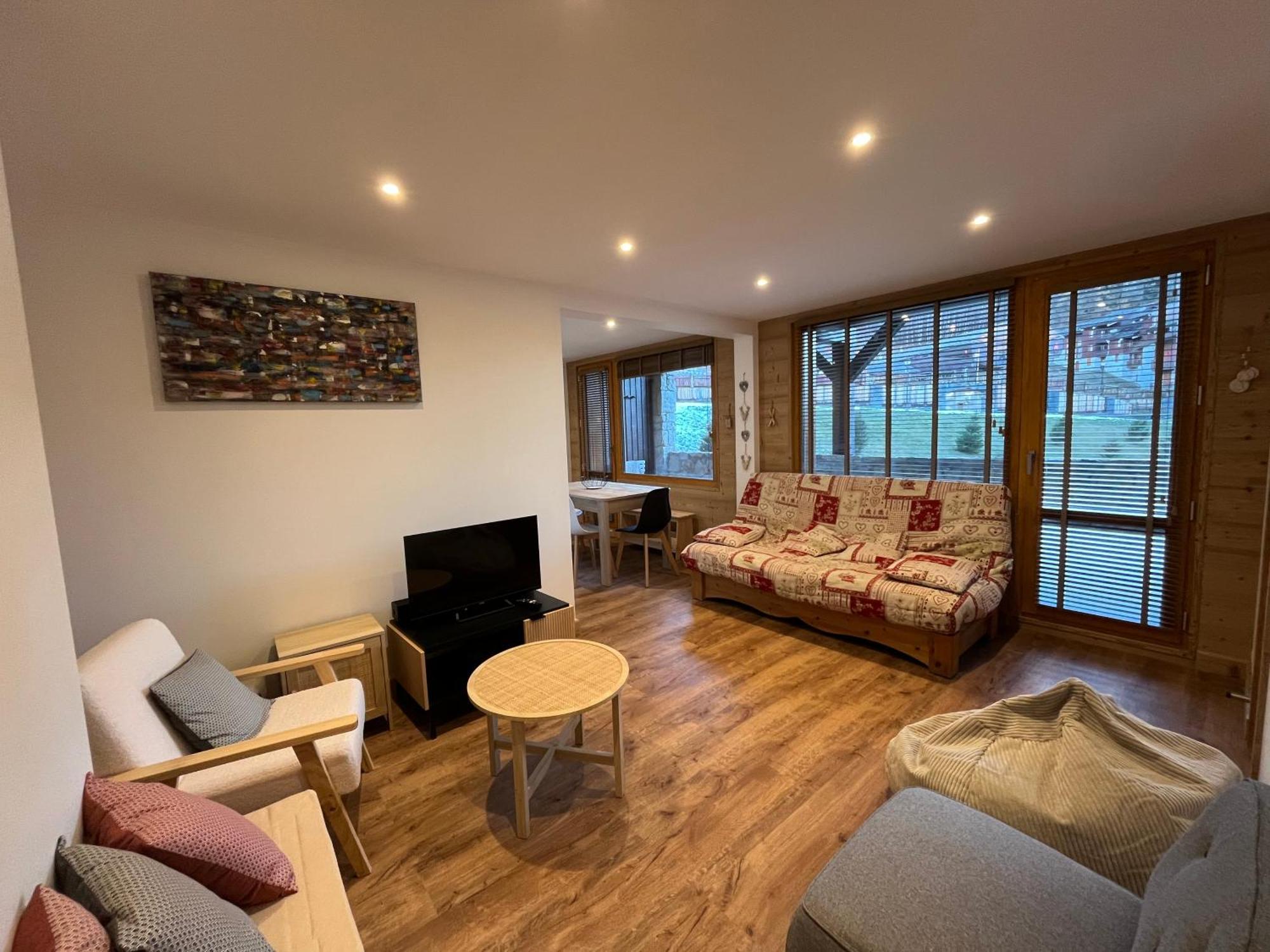 Ferienwohnung 4P Au Pied Des Pistes, Refait A Neuf, La Plagne, Avec Wifi Exterior foto